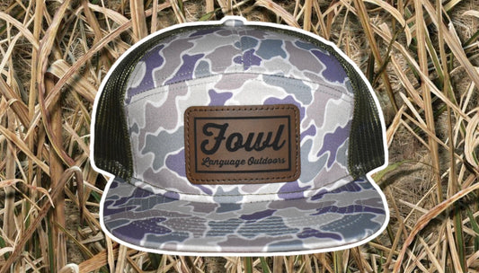 Spoon Bill- 7 Panel Patch Hat