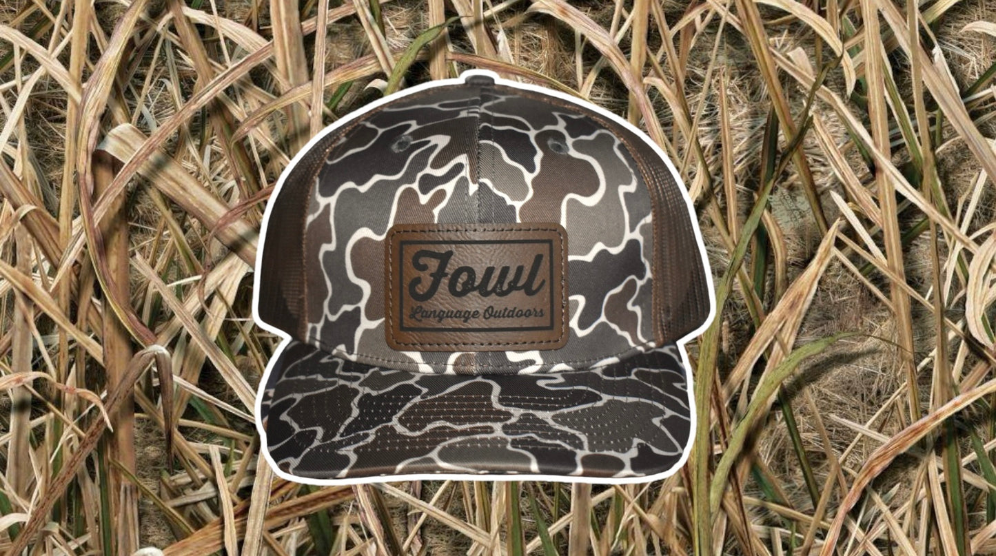 FLO- Dark Camo Trucker Hat