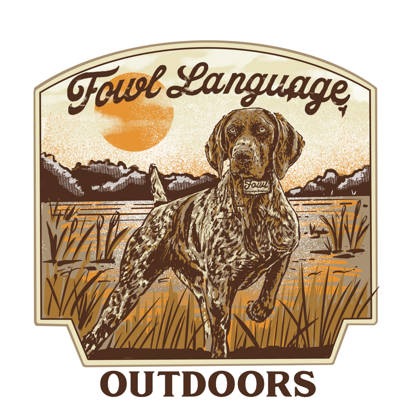 Fowl Language Outdoors- GSP T-Shirt