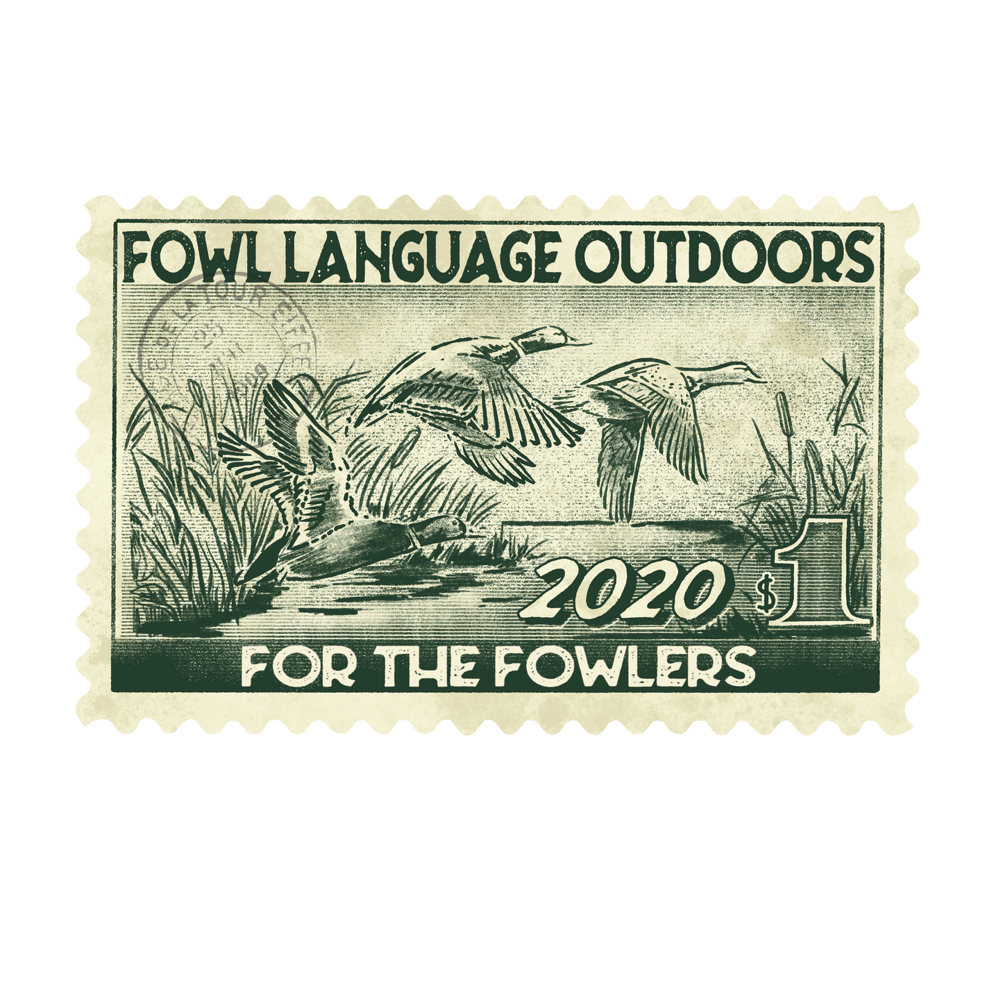 Fowl Language Outdoors Duck stamp